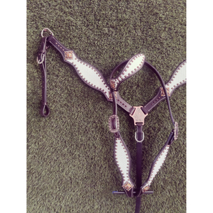 2025 vente en gros nouvelle arrivée en cuir taillé à la main Western Headstall avec Snap Bit se termine en cuir de vachette véritable pour l'équitation - Product Image 4