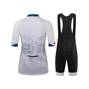 Sublimación mujeres hombres manga corta ciclismo Jersey equipo bicicleta de montaña ropa ciclismo desgaste - Product Image 2