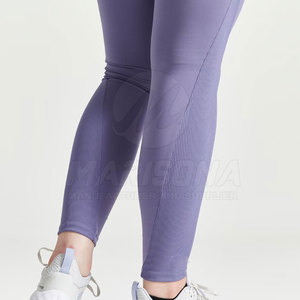 Leggings pour femmes fabriqués en usine, best-sellers, de haute qualité, à taille élastique, pour le yoga, personnalisables, unis, respirants, écologiques, complets - Product Image 5