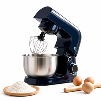 Batteur sur socle électrique 4L 5L OEM ODM pour la maison, machine de cuisine professionnelle, pétrin, batteur à œufs, mélangeur alimentaire pour la pâtisserie domestique