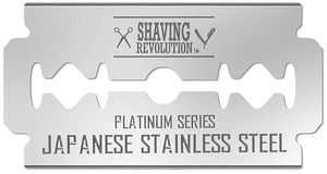 SHAVING REVOLUTION Cuchillas de afeitar de doble filo, 50 unidades, acero inoxidable japonés de platino, afeitado seguro, suave y preciso para hombres - Product Image 3
