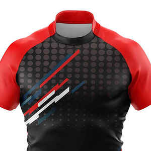 Camiseta de Rugby para hombre totalmente personalizable de calidad superior, Material transpirable duradero, cómodo y ligero para ropa de fútbol - Product Image 3