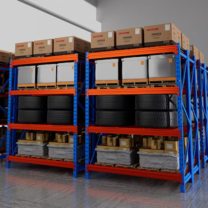 Warehouse Storage Iron Frame <strong>Industrial</strong> Steel Storage <strong>Shelves</strong> Light Steel <strong>Shelves</strong> <strong>Corner</strong> Slotted <strong>Shelves</strong> - Product Image 4