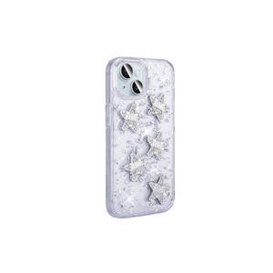 Coque iPhone 14 Étoiles Scintillantes - Housse de Protection en Silicone de Luxe avec Airbag, Anti-Traces de Doigts et Conception Isolante - Product Image 6