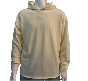 Sudadera con capucha de gran tamaño personalizada, estilo informal de patrón sólido para cuello con capucha de primavera inspirado en sudaderas con capucha de algodón rasgadas antiguas - Product Image 5