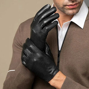 Gants en cuir de haute qualité en plusieurs couleurs Top Trending Nouveaux gants en cuir teints unis - Product Image 4