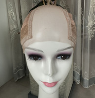 Bonnet de perruque Lenaqueen, bonnet de perruque réglable avec bandeau, pince à perruque antidérapante pour garder les perruques Lace Front en place Lace Wig Grip Cap