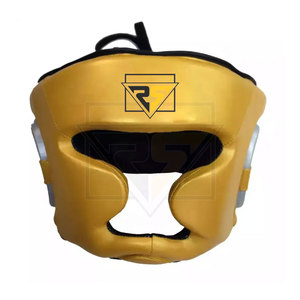 High Quality Genuine Leather Boxing <b>Head</b> Guard MMA <b>Training</b> <b>Head</b> Protector Custom Logo Taekwondo <b>Head</b> Karate Safety Printed - Product Image 3