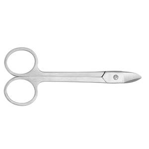 Ciseaux de beauté écologiques en acier inoxydable incurvé de qualité supérieure pour une coupe précise de la peau, manucure et soin des cuticules, durables - Product Image 4