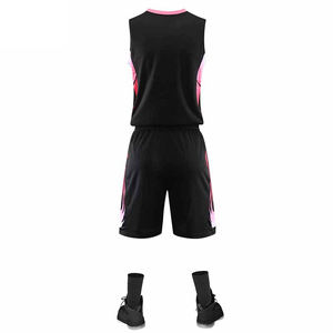Ensemble de vêtements de basket-ball respirants personnalisés de haute qualité, uniforme avec logo d'équipe de journal personnalisé, ensembles de basket-ball en gros - Product Image 6
