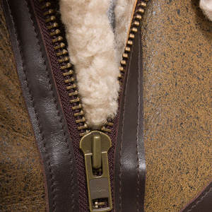 Veste en cuir pour homme de qualité supérieure, personnalisable, fermeture éclair, imperméable, coupe-vent, respirante, style bombardier d'hiver - Product Image 5