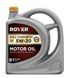Huile moteur ROVER entièrement synthétique anti-usure SAE 5W-20, lot de 3, 5 quarts - Product Image 1