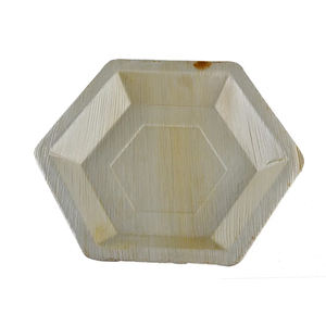 Vajilla desechable biodegradable de la mejor calidad: cuencos hexagonales de hoja de palma en diferentes tamaños para fiestas, bodas y eventos - Product Image 4