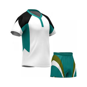 Conjunto de uniformes de rugby para hombres de alta calidad, camisetas personalizadas, último diseño, logotipo bordado, impresión digital, sublimación - Product Image 2