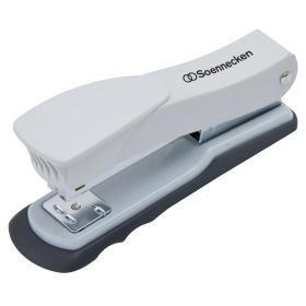 เครื่องเย็บกระดาษโลหะสีเทาอ่อน Soennecken 24/6 26/6 ความจุ 20 แผ่น (80 กรัม/ตร.ม.) แบบยึดติด/ถอดออกได้/เย็บตะปู - Product Image 1