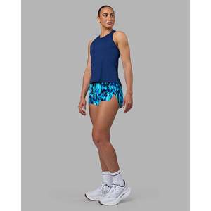 Camiseta sin mangas para correr para mujer 2.0 - Azul medianoche - Product Image 2