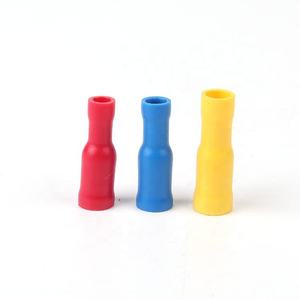Bornes femelles pré-isolées de type balle-Noyau en cuivre pur, <span class=keywords><strong>gaine</strong></span> ignifuge, déconnexion rapide, sertissage sécurisé - Product Image 2
