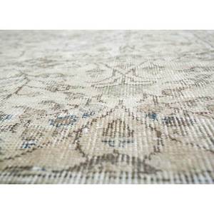 พรมขนสัตว์ถักมือสีน้ำตาลเบจสไตล์วินเทจ ลายดอกไม้คลาสสิก สำหรับห้องนั่งเล่น ห้องโถง ทางเดิน ผลิตด้วยเทคนิคแฮนด์เมดจากวัสดุรีไซเคิล - Product Image 3