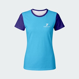 Camiseta de Mujer al por Mayor, Nuevo Diseño, Alta Calidad, Cuello Redondo, Servicio OEM, Ropa de Verano, Manga Corta - Product Image 1
