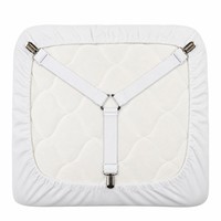Attaches élastiques réglables pour draps avec pinces métalliques, sangles pour draps-housses pour matelas