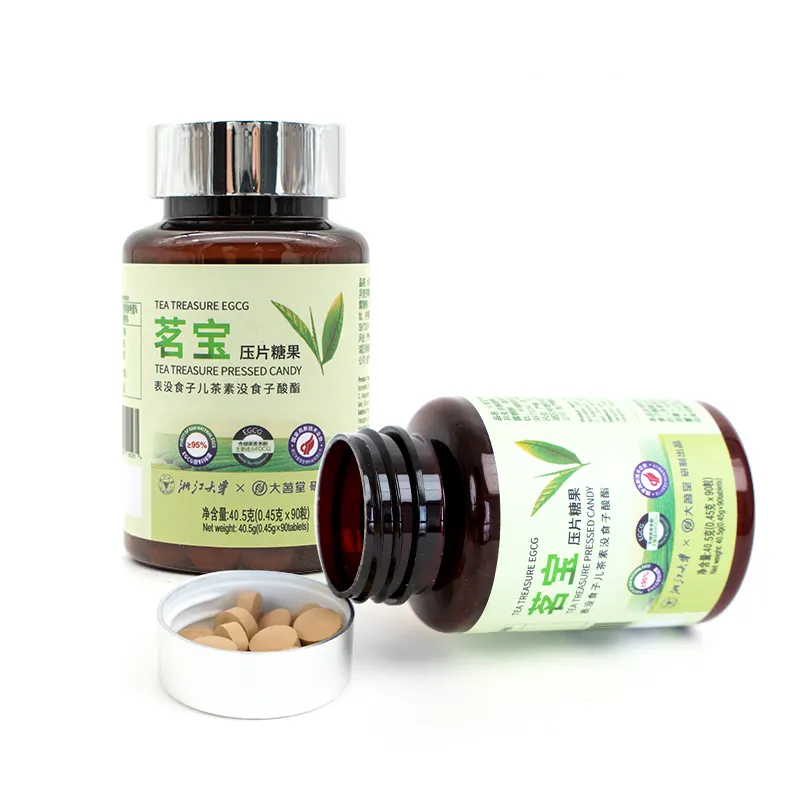 Tableta de polifenol de té EGCG para el cuidado de la salud natural de grado superior que ayuda a mejorar la inmunidad, el bienestar corporal y más