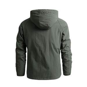 Abrigo de hombre de tendencia 2025 de alta calidad al por mayor de alta calidad gabardina para hombre al aire libre cortavientos chaqueta impermeable para hombre - Product Image 6