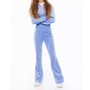 Nuevo diseño, traje de jogging de dos piezas, ropa de calle, chándales Acampanados para mujer, últimas llegadas, ropa de invierno, chándal acampanado para mujer - Product Image 1