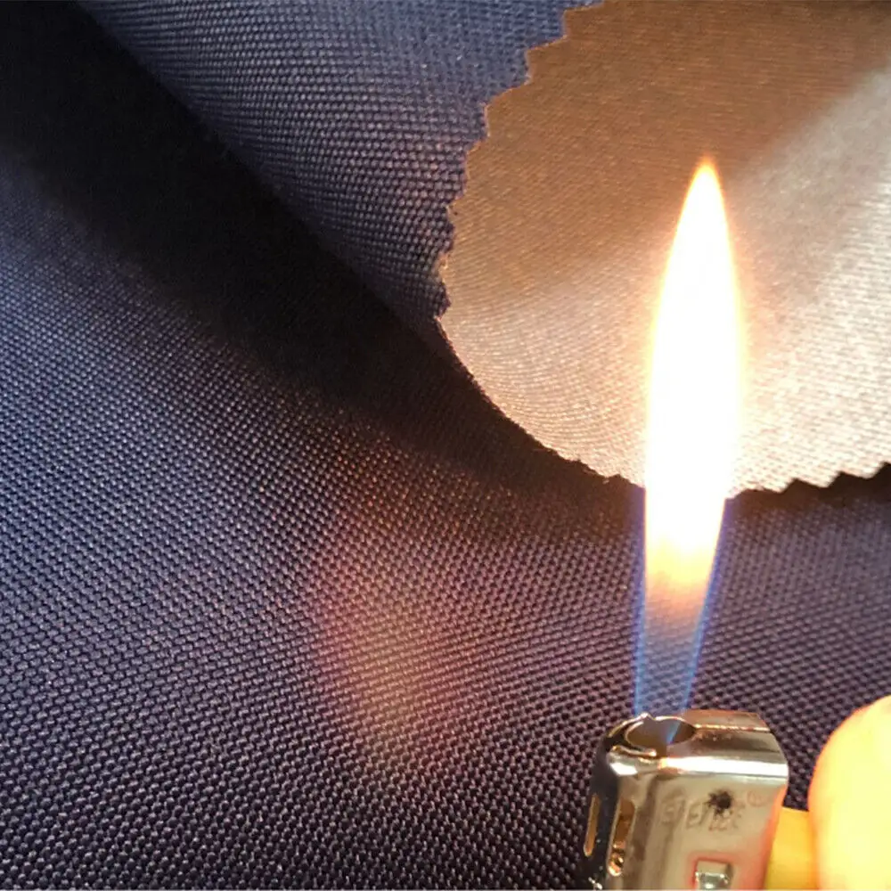 600D огнестойкая ткань огнестойкая Водонепроницаемая Серебряная огнестойкая ткань Оксфорд с полиэфирным покрытием