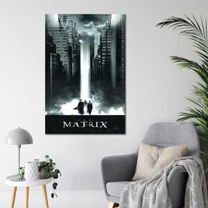 Affiche moderne The Matrix Lightfall sur toile avec effet lumineux élégant - Product Image 1