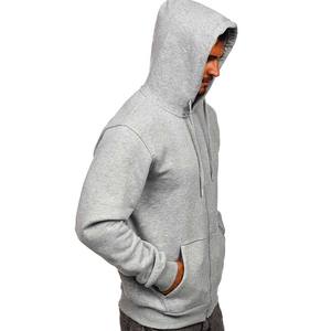Nouveau sweat-shirt à capuche zippé surdimensionné et élégant à manches longues en molleton avec épaules tombantes - Product Image 5
