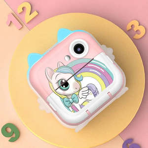 กล้องถ่ายรูปเด็กยูนิคอร์น พร้อมเซ็นเซอร์ภาพ CMOS น่ารัก ผลิตจากพลาสติก รองรับ MicroSD และ TF การ์ด พร้อมเกมส์ รับประกัน 1 ปี - Product Image 3