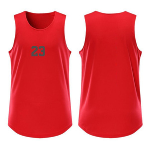 OEM personnalisé hommes débardeur maillots de sport respirant 100% coton vêtements de sport cou palangre longueur à la mode haut de musculation - Product Image 4