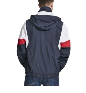 2026 New Fashion <b>Men</b> Windbreaker Hoodie <b>Jacket</b> With Zipper Lightweight Custom Logo 100% Polyester Windbreaker <b>Jacket</b> - Product Image 6