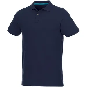Chemises promotionnelles Polo Beryl pour hommes à manches courtes en tissu recyclé biologique - Product Image 4