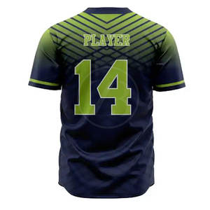 Ropa de equipo de béisbol y softbol de talla grande más vendida Logotipo personalizable Conjunto de uniforme transpirable Estilo en línea disponible - Product Image 5