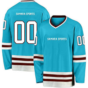 Unisex Verano Nuevo Diseño Internacional Hockey Sobre Hielo Jersey OEM Servicio Poliéster Sublimación Hockey Sobre Hielo Desgaste - Product Image 1