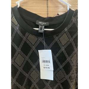 เสื้อยืดลายลูกเรือเมทัลลิกขนาดใหญ่กว่า240กรัมระบายอากาศได้ดีพิมพ์ลายหมี - Product Image 2