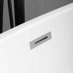 Baignoire autoportante en acrylique blanc ARIANNA, collection de baignoires de luxe - Product Image 6