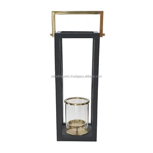 Portavelas Decorativo Artístico para Piezas de Acento Interior, Decoración, Linterna de Brillo Suave Hecha a Mano por Zahid Exports - Product Image 3