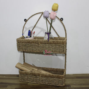 Revistero de Alta Calidad de Pasto Marino, Estantería para Libros, Artesanía Decorativa Hecha a Mano con Materiales Naturales para Decoración del Hogar - Product Image 6