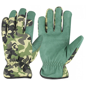 Guantes de seguridad de cuero de grano Premium Crouser Cuff ignífugos, anticortes, protección resistente para uso industrial y de construcción - Product Image 2