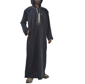Vêtements islamiques Daffah arabe saoudien Daffah Thobe pour musulman Thobe tissu doux hommes Thobes arabes - Product Image 5