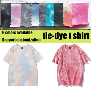 T-shirt Tie-Dye d'été avec logo personnalisé T-shirts décontractés avec logo personnalisé pour femmes T-shirt pour hommes Livraison DDP - Product Image 4