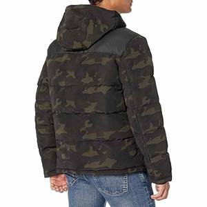 Venta al por mayor logotipo personalizado Oem estampado invierno abajo abrigo burbuja chaqueta hombres de gran tamaño al aire libre hombres Puffer chaquetas subidas por Dress Sports - Product Image 5