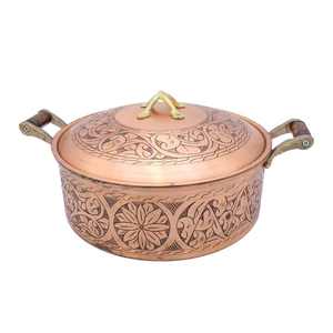 Custom Design Handicrafts <b>Dish</b> To Eat Minimalist Safe Pure Copper Western Hotelware Made In India With Export Quality - Product Image 1
