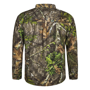 Chemise tactique en velours à séchage rapide pour hommes, sports d'hiver, logo personnalisé, respirante, camouflage, polyester/coton, boutons recouverts - Product Image 5