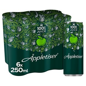 Wholesale Original Appletiser 12 X 275ml Low-Carb Glass Bottles Box Packaging Primary Ingredients Ginkgo Ginseng Carbonate - Product Image 2