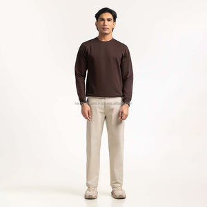 Nardon Apparel Sweatshirts oversize à col rond pour hommes Pull en coton Sweatshirts d'automne pour hommes - Product Image 5