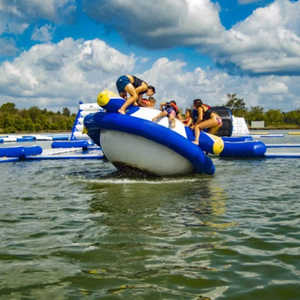 Spinner à eau gonflable commerciale personnalisée en stock bateau disco tour à tube remorquable robuste pour parcs aquatiques - Product Image 2