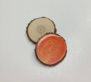 Juego de posavasos de piedra y resina epoxi hecho a mano colorido, almohadillas artísticas modernas para bebidas para mesas de café y comedor - Product Image 3